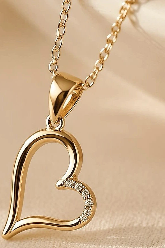 Cadena con dije de corazón